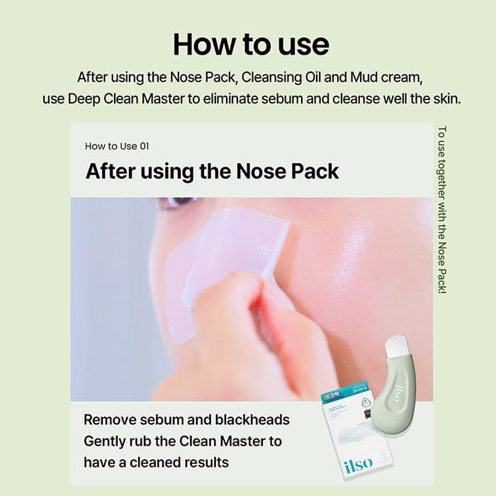 ilso Deep Clean Master/Blackhead Remover Tool/Safe & Made from Silicon/Can be Used with Mud Cream & Cleansing Oil (Professional Blackhead Remover) - Image 2